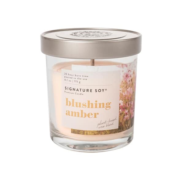 Signature Soy 4 oz. Blushing Amber Scented Candle (6-Pack)