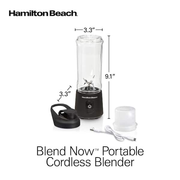 Hamilton Beach Blend Now™ Portable Cordless Blender, Black - 51180