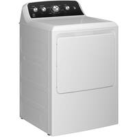 7.2 cu. ft. vented Electric Dryer in White with Auto Dry and Extended Tumble