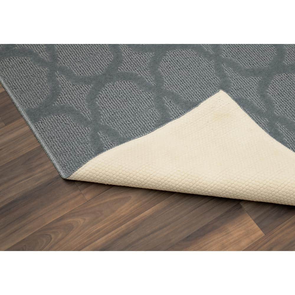 Sparta Gray Trellis 9' x 12' Tufted Rectangular Area Rug