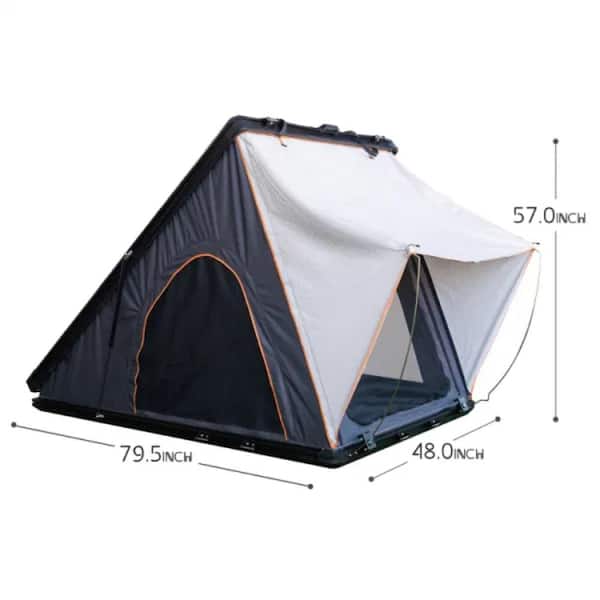 ITOPFOX Luxurious 7 ft. x 7 ft. Triangle Aluminum Hard Shell
