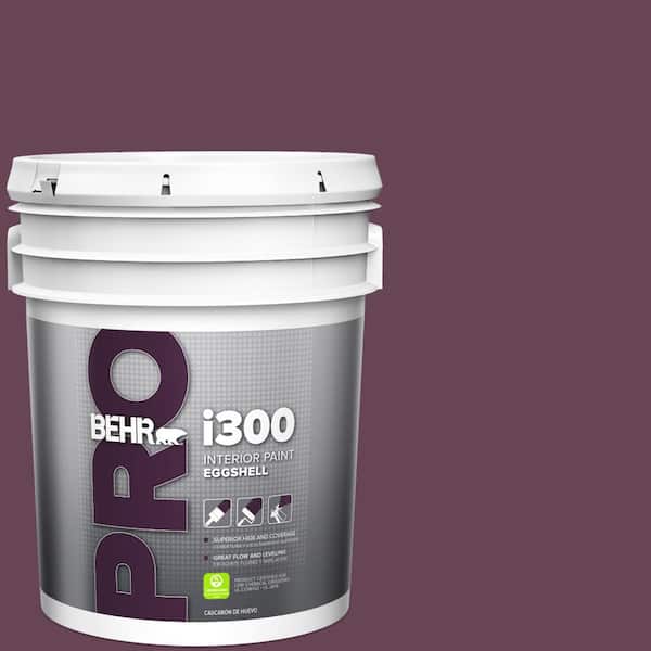 BEHR PRO 5 gal. #ICC-111 Plum Harvest Eggshell Interior Paint