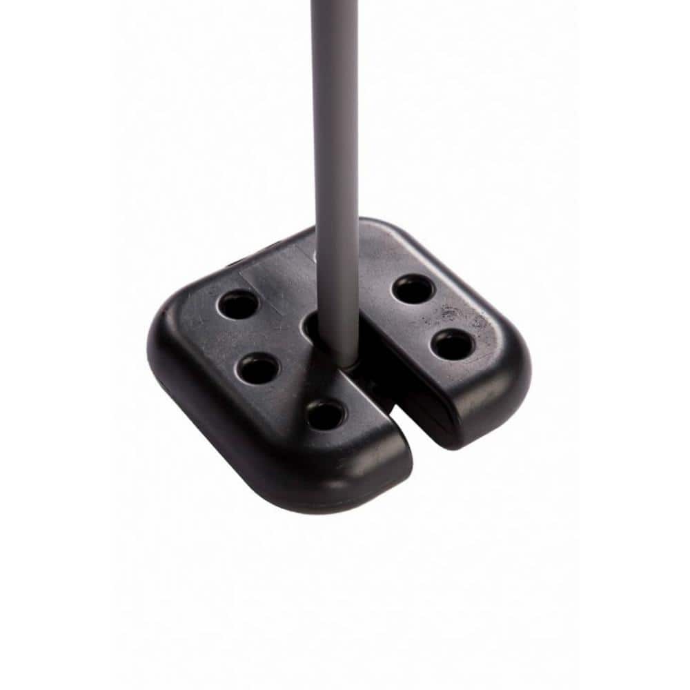 Crown Shade Black Vinyl Canopy Weight Plates, 4-Pack