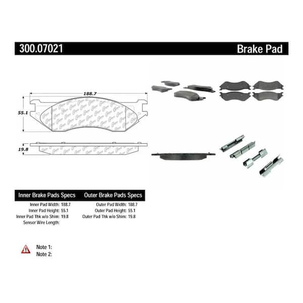 Centric Parts Disc Brake Pad Set