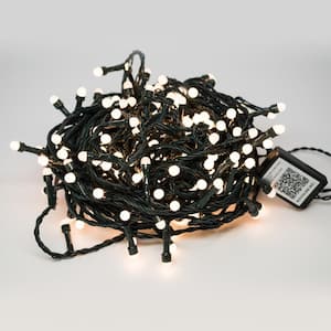 8 mm 200 Lights Mini Globe Warm White LED Lights with Wireless Smart Control