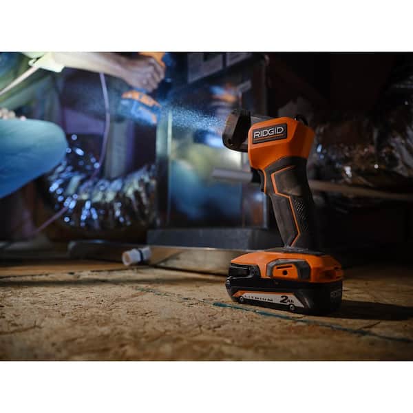 RIDGID 18V Cordless 8-Tool Combo Kit with Ah Battery, Ah Battery,  Charger, and Tool Bag R96850