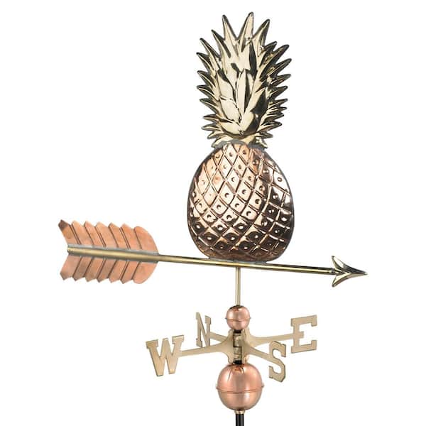 Good Directions Pineapple Weathervane - Pure Copper
