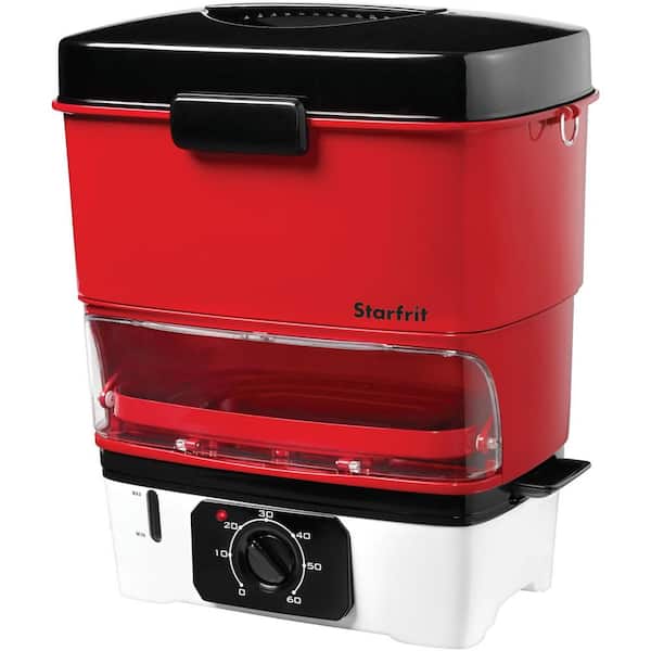 Starfrit Red Electric Hot Dog Steamer