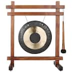 19 in. Signature Collection, Woodstock Table Gong Brass Wind Gong WTG