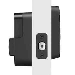 Assure 2 Lock Black Suede Keyed Single Cylinder Deadbolt with Push Button Keypad and Bluetooth