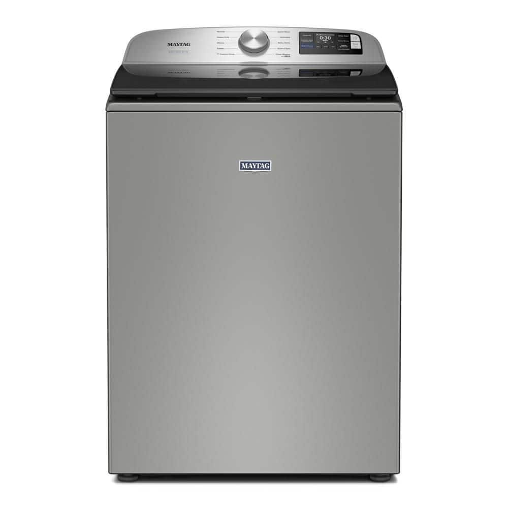 5.3 cu. ft. Top Load Washer in Classic Silver with Extra Power Option and Smart Appliance price history on PriceWatchPro