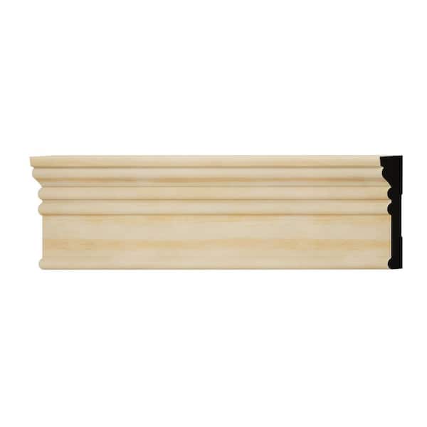 Ekena Millwork MRB3 0.69 in. D x 3.25 in. W x 6 in. L Wood (Pine) Casing Sample