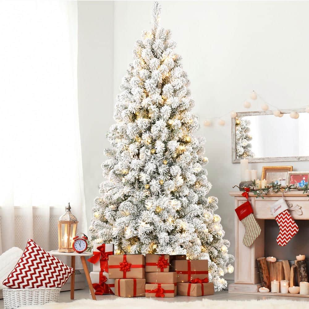 Tunearary PVC 5 ft. Thickened Stand Memory Line Christmas Tree