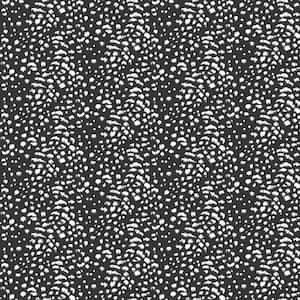 Ula Black Cheetah Spot Wallpaper Sample