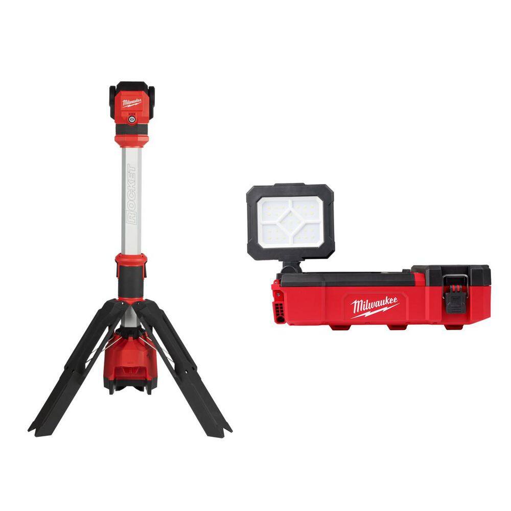 M12 12-Volt Lithium-Ion Cordless 1400 Lumen ROCKET LED Stand Work Light & PACKOUT FloodLight price history on PriceWatchPro