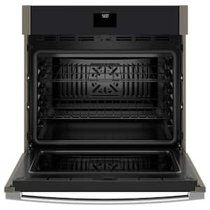 30 in. Single Smart Convection Wall Oven with No-Preheat Air Fry in Slate