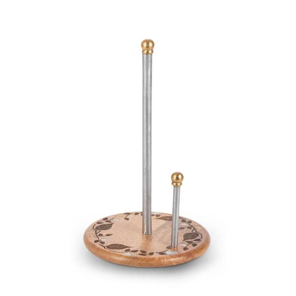 GG Collection Inlay/Laser Leaf Towel Holder