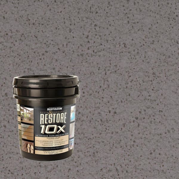 Rust-Oleum Restore 4-gal. Bedrock Deck and Concrete 10X Resurfacer