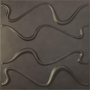 19 5/8 in. x 19 5/8 in. Versailles EnduraWall Decorative 3D Wall Panel, Weathered Steel (12-Pack for 32.04 Sq. Ft.)