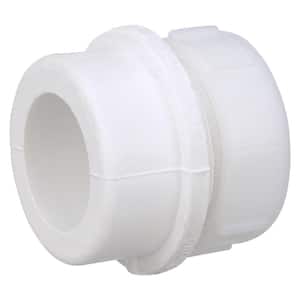 1-1/2 in. PVC DWV Trap Adapter Male with Washer and P-Nut