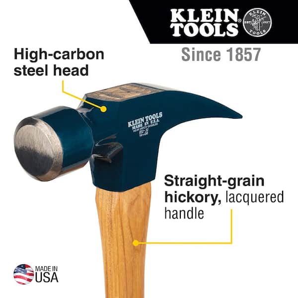 Lineman's 32 oz. Steel Straight-Claw Hammer