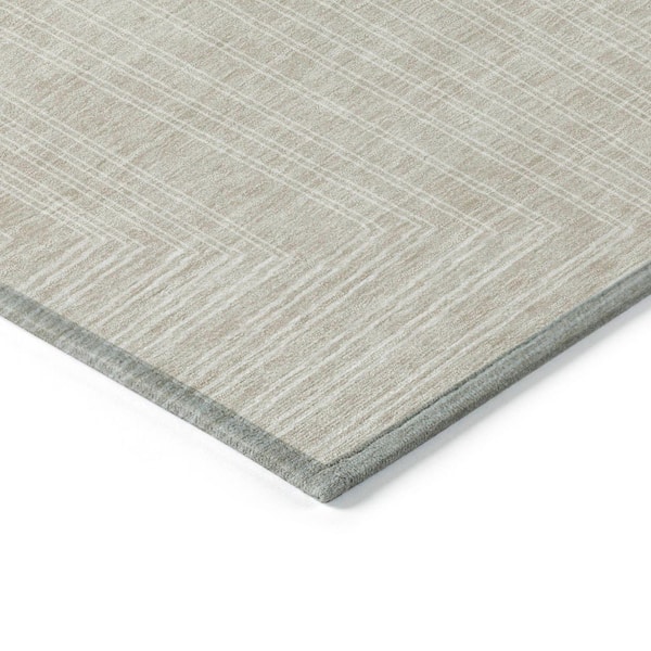 Chantille Machine Washable Indoor/Outdoor Abstract ACN1045 Beige 3 ft. x 5 ft. Area Rug