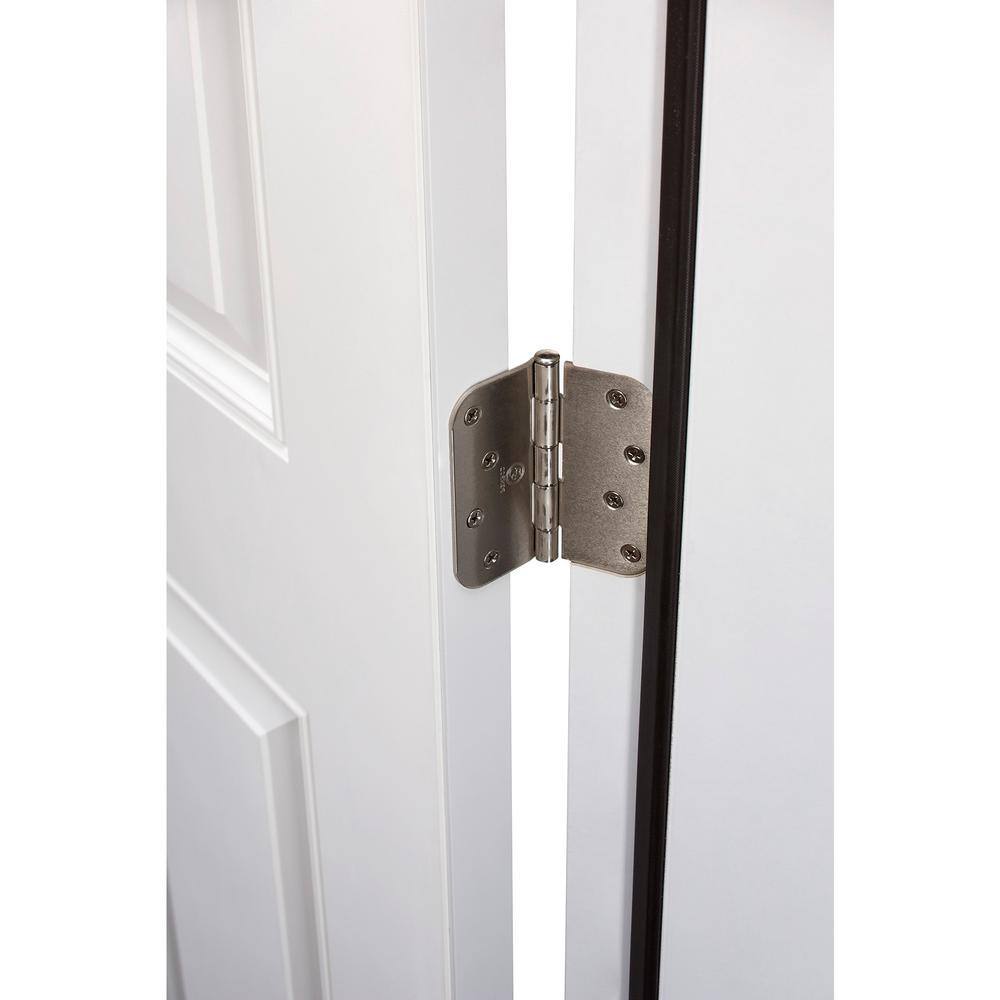 Classic White Double Door Primed Steel Exterior Prehung
