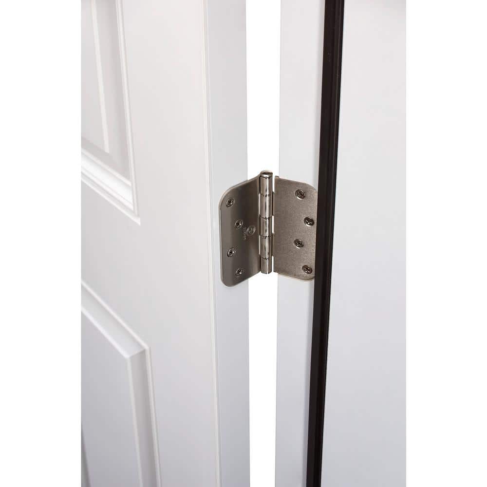 Classic White Double Door Primed Steel Exterior Prehung