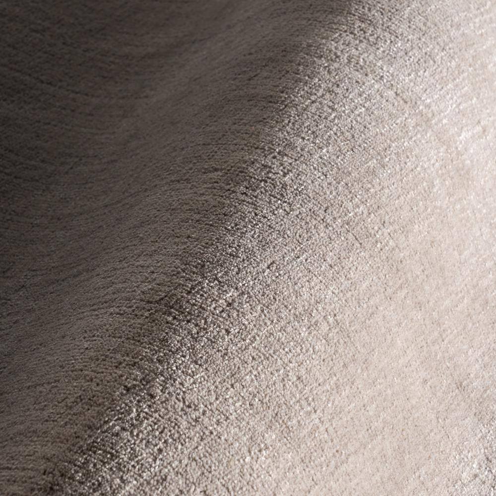 Dove Grey Handmade Wool and Viscose Rectangular Rug