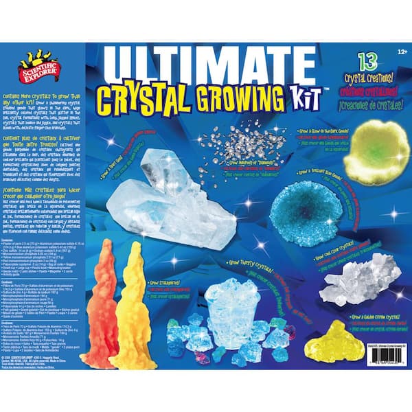 Learn & Climb Science Crystal Growing kit for Kids - 10 Crystals!!