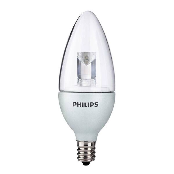 Philips 25-Watt Equivalent B11 LED Candelabra Base Soft White (E)*