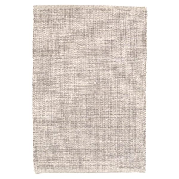 Marled Handwoven Cotton Grey 3 ft. x 5 ft. Indoor Area Rug