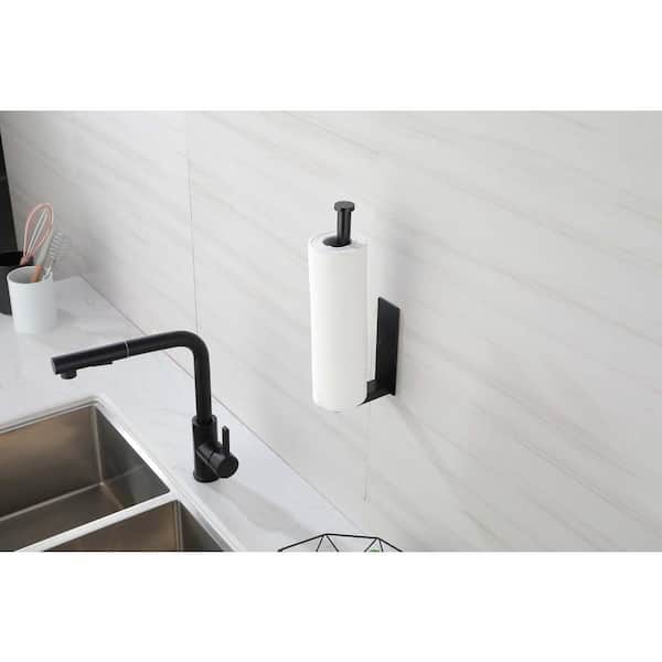 Paper Towel Holder Wall Mount, WeGuard Dual-Use Self Adhesive
