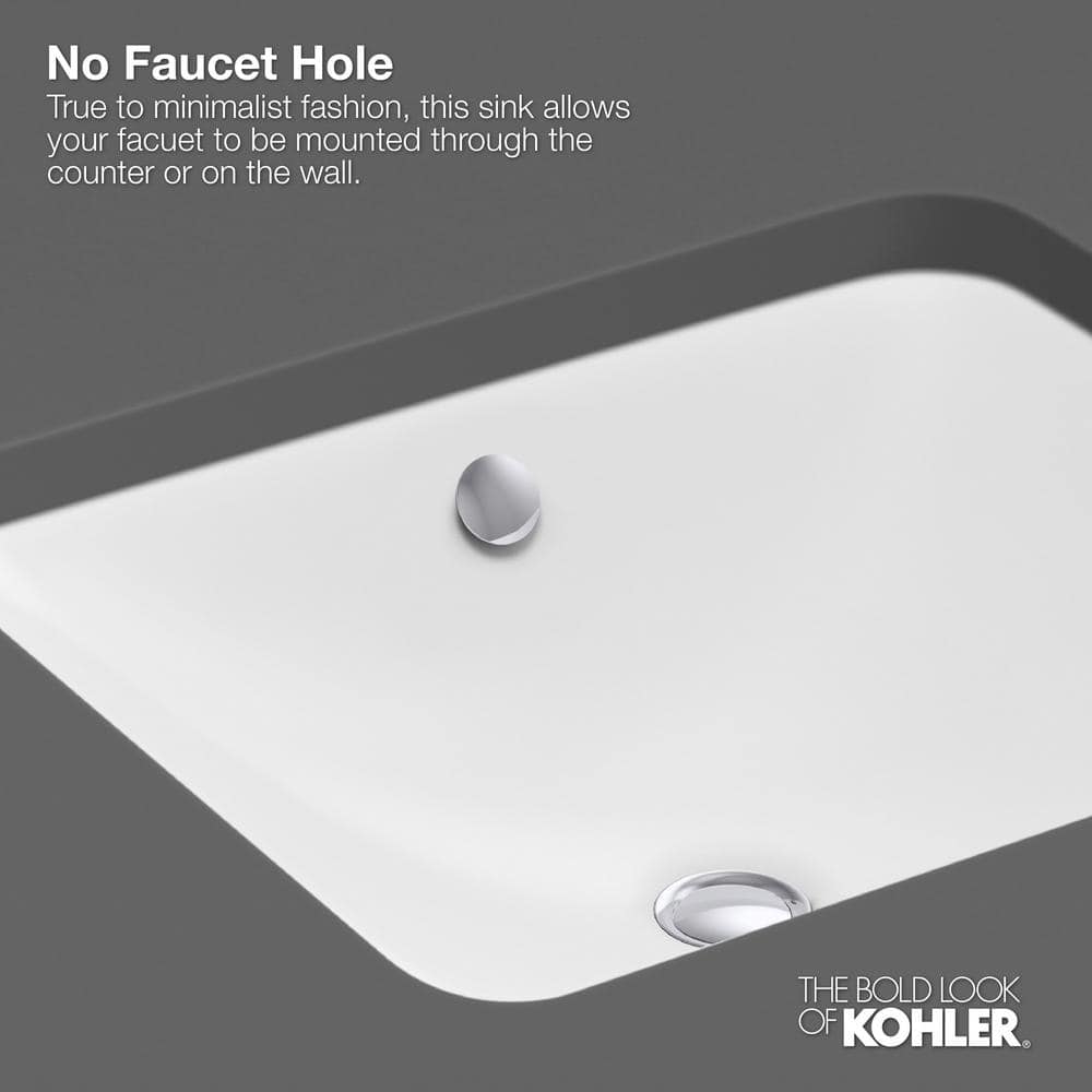 Canvas White Cast Iron Oval Undermount Bathroom Sink