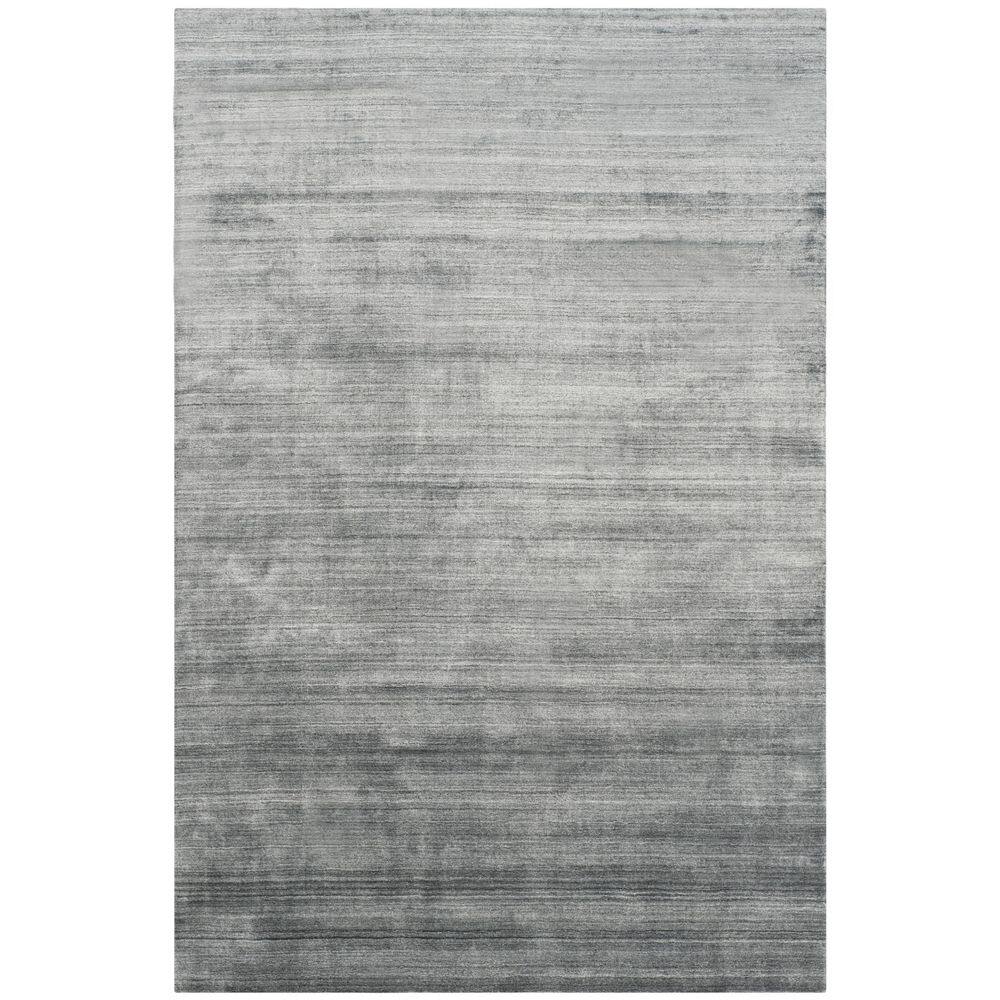 SAFAVIEH Mirage 9 ft. x 12 ft. Dark Gray Solid Color Distressed Area ...