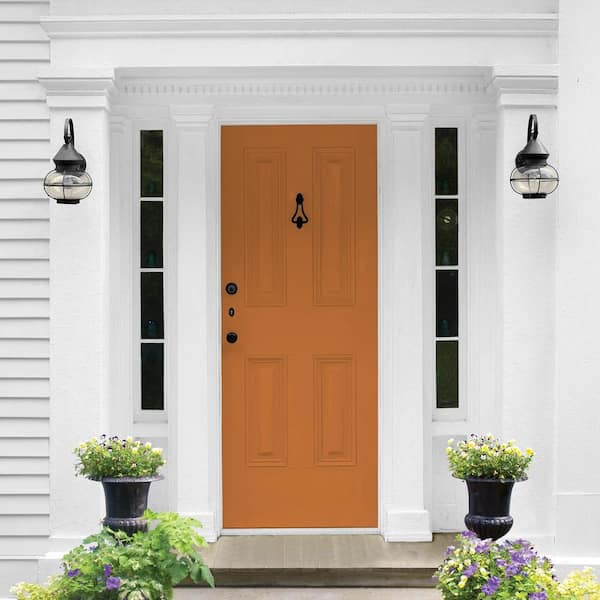 Glidden Premium 1 qt. PPG1201-7 Lucky Penny Semi-Gloss Exterior