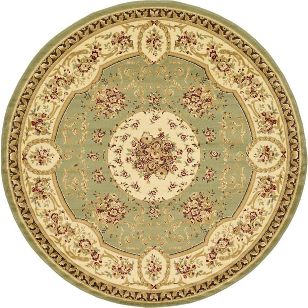 Versailles Phillipe Green 8' 0 x 8' 0 Round Rug price history on PriceWatchPro