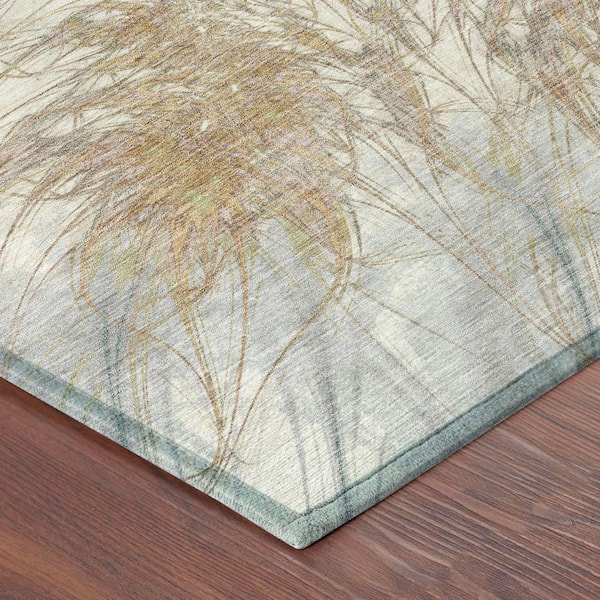 Chantille Machine Washable Indoor/Outdoor Abstract ACN2599 Ivory 2 ft. x 3 ft. Accent Rug