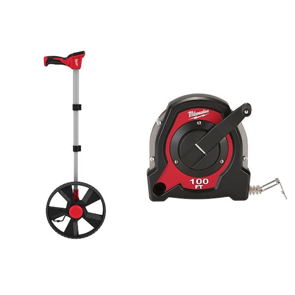 Reviews for Milwaukee 12 in. Digital Measuring Wheel with 100 ft. Closed  Reel Long Tape Measure