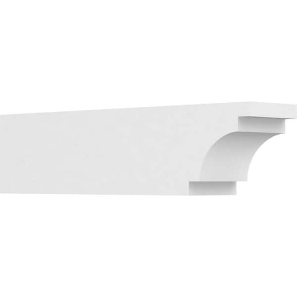 Ekena Millwork 5 in. x 6 in. x 24 in. Mediterranean PVC Rafter Tail Brace