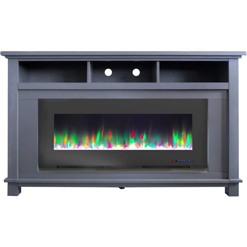 Hanover Winchester 57.8 in. Freestanding Electric Fireplace TV Stand in