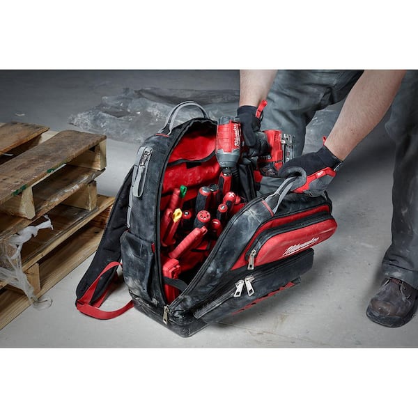 Milwaukee 15 in. Ultimate Jobsite Backpack with Screwdriver Set
