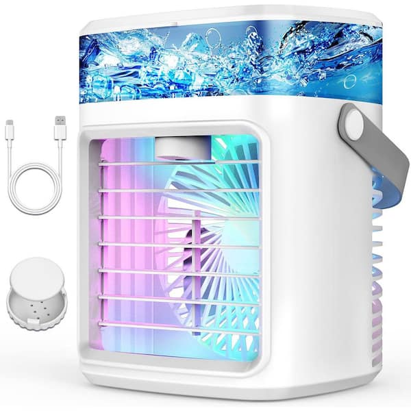 HUSUIME Portable Air Conditioners 4 Speeds Evaporative Air Cooler, 2 Spray Modes