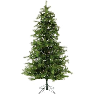 9 ft. Pre-lit LED Southern Peace Pine Artificial Christmas Tree with 1100 Clear Lights