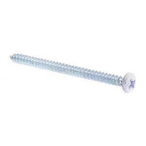 #8 x 2-1/2 in. Zinc Plated Steel with White Head Phillips Drive Pan Head Self-Tapping Sheet Metal Screws (25-Pack)