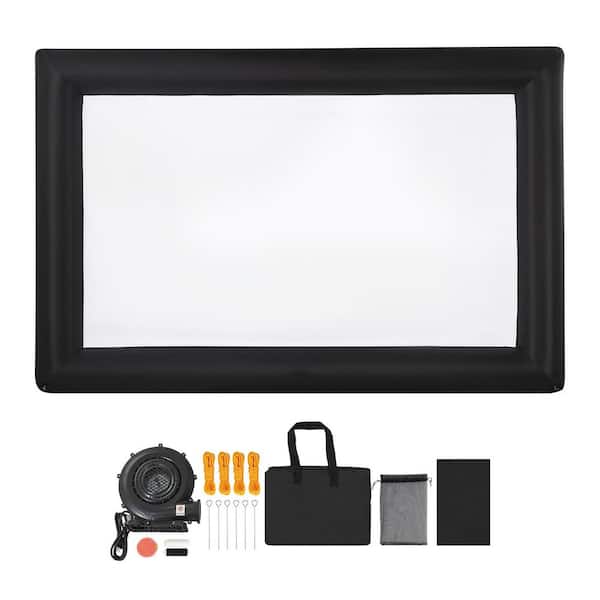 SKYSHALO Inflatable Projector Screen, Inflatable Movie Screen Outdoor with Oxford Fabric Material for Outdoor Backyard