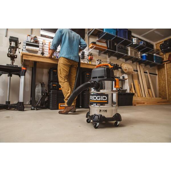 RIDGID 16 gallon Stainless Steel Shop Vac Review – ToolRev