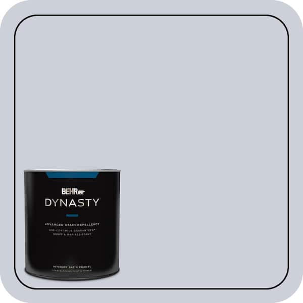 BEHR DYNASTY 1 qt. #620E-2 Naturally Calm Satin Enamel Interior Stain-Blocking Paint and Primer