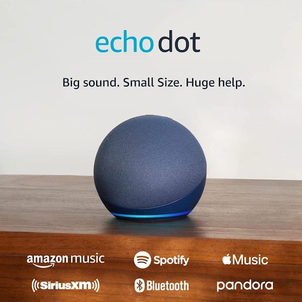 Amazon Echo Dot (5th Gen) Smart Speaker with Alexa Deep Sea Blue