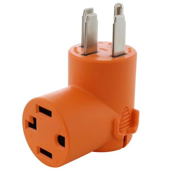 AC WORKS Range/Generator Outlet to 4-Prong Dryer Adapter and 4-Prong 14-50P Plug to 30 Amp 4-Prong Dryer 14-30R Adapter